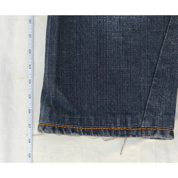 True Religion Joey Big T Jeans 34x33 Men’s Distressed Straight Leg Denim - Picture 5 of 6